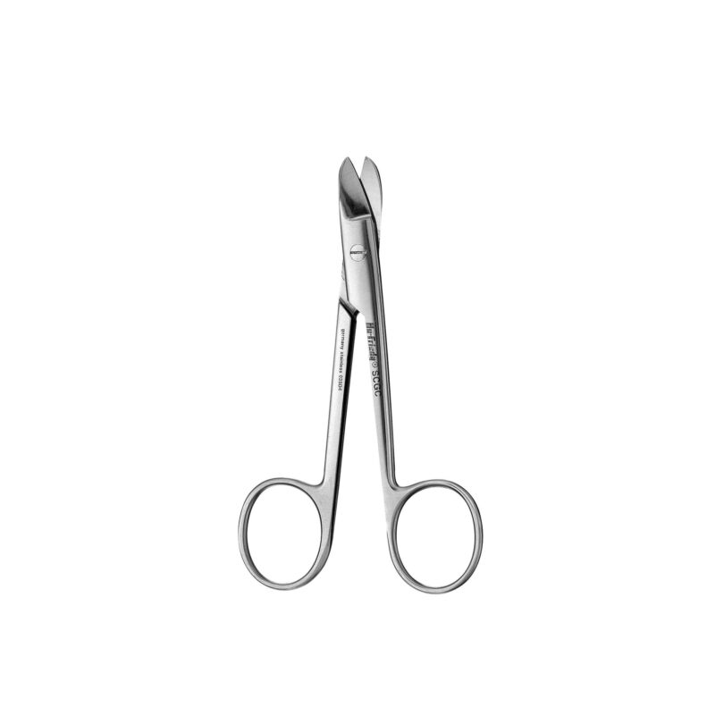Curved Crown & Gold Scissors